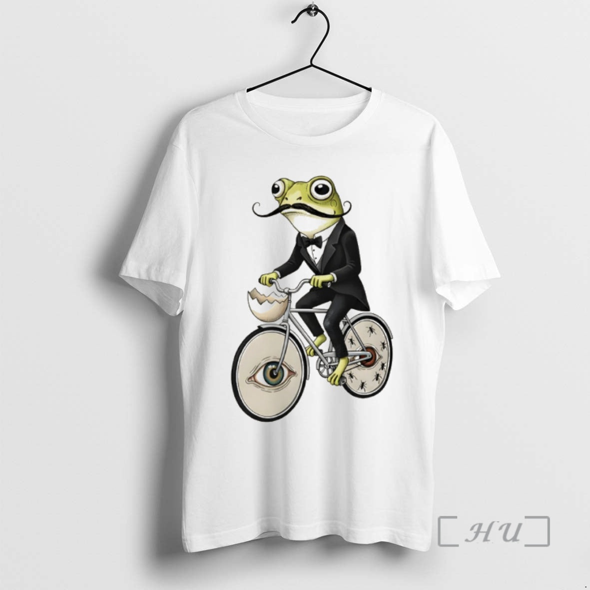Officials Salvador Dali Inspired Frog On Bicycle