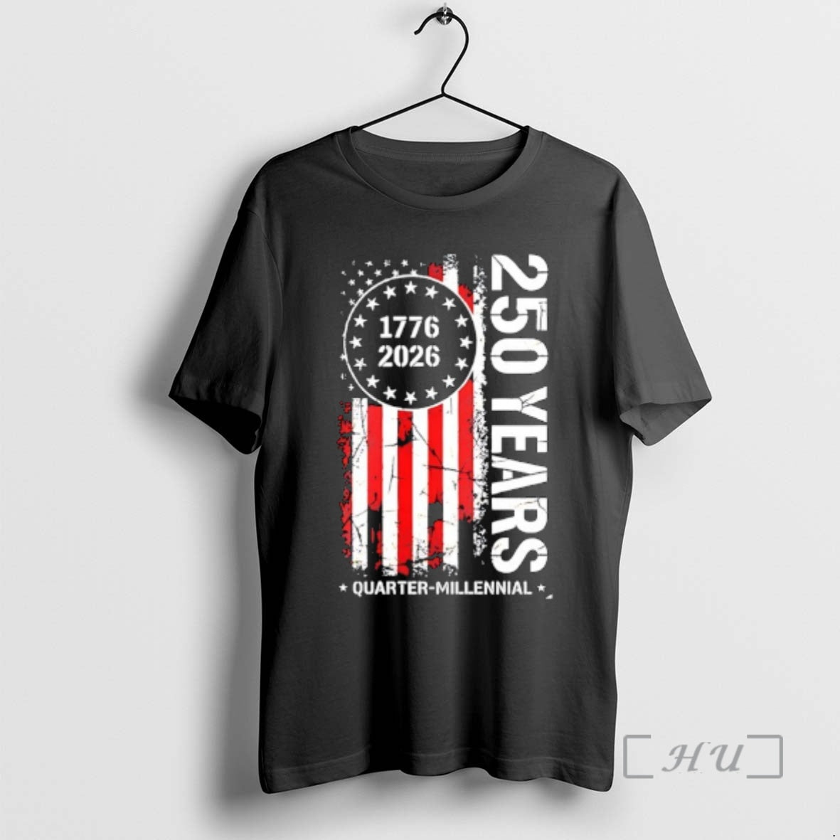 Officials Usa 250 Years Quarter Millennial 1776 2026 American Flag Retro Premium T Shirts Sweater