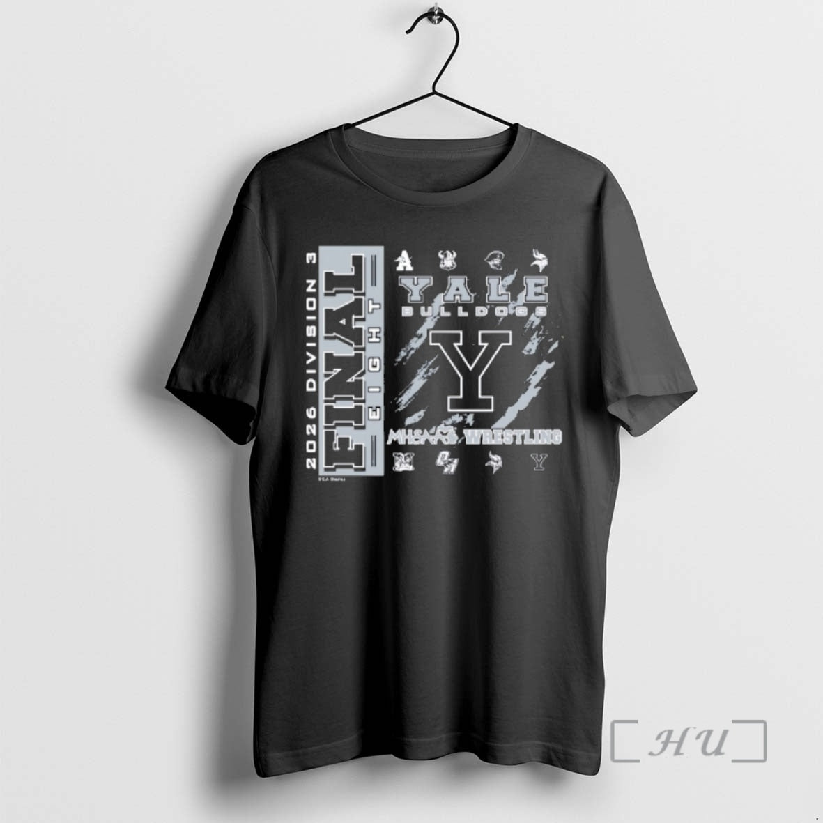Officials Yale Bulldogs 2026 Mhsaa Team Wrestling Final 8 D3 Logo Premium T Shirts Sweater