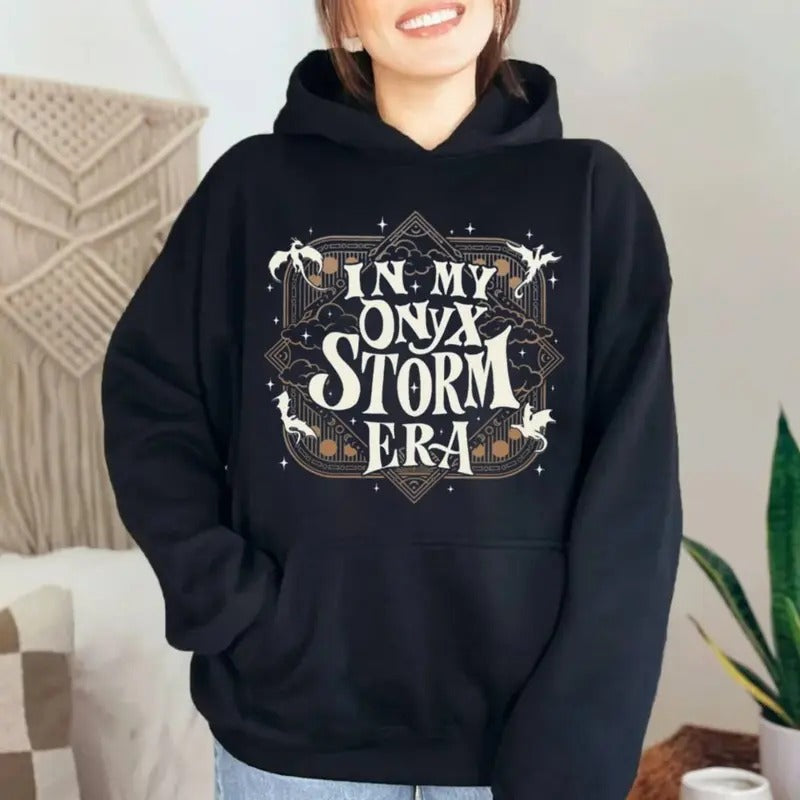 Onyx Storm Shirt, Fourth Wing Merch, Basgiath War College Tshirt, Dragon Lover Sweatshirt, Fourth Wing Xaden Riorson Fan Hoodie, Unisex Sweater Pullover Tee