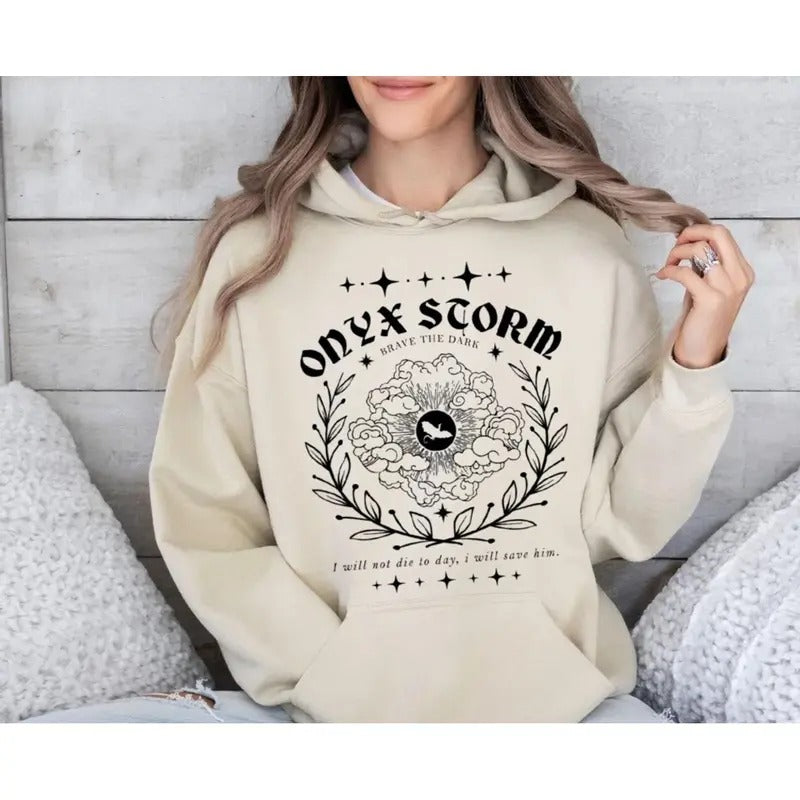 Onyx Storm Sweatshirt, Fourth Wing, Iron Flame And Onyx Storm Shirt, Basgiath War College Hoodie, Unisex Sweater Pullover Tee