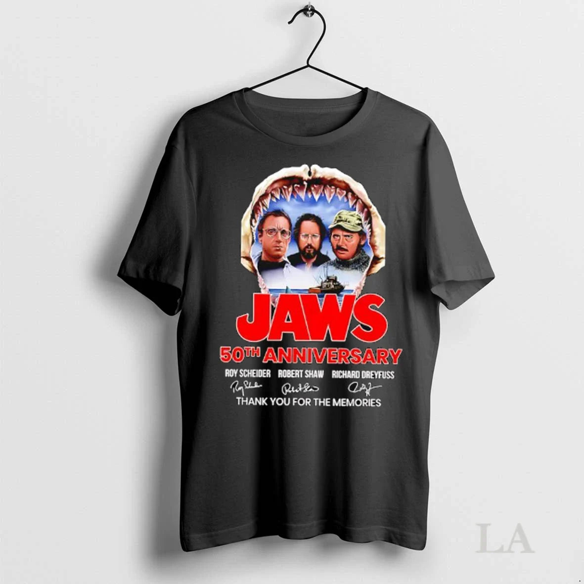 Original Jaws 50th Anniversary Roy Scheider Robert Shaw Richard Dreyfuss Thank You For The Memories