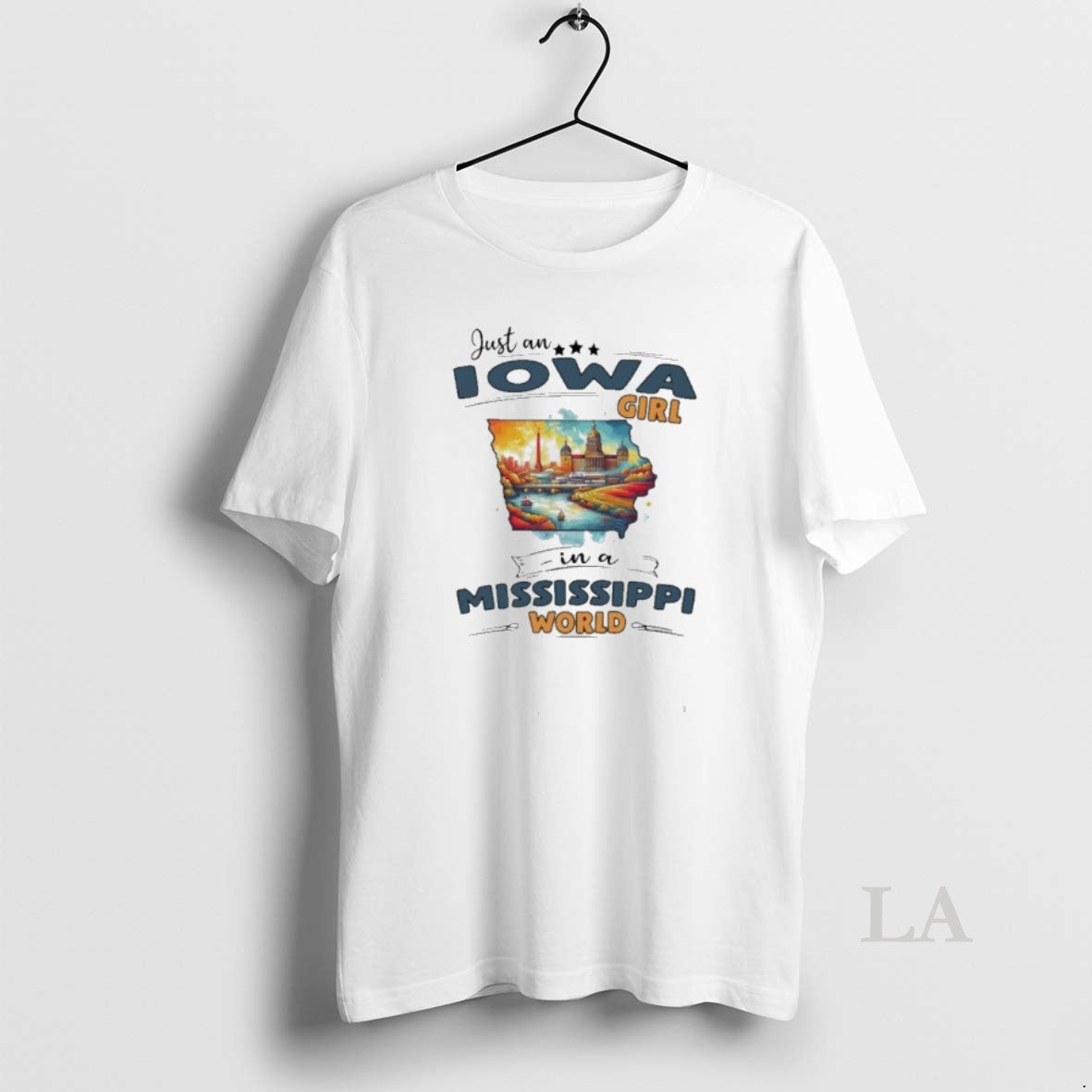 Original Just An Iowa Girl In A Mississippi World Retro