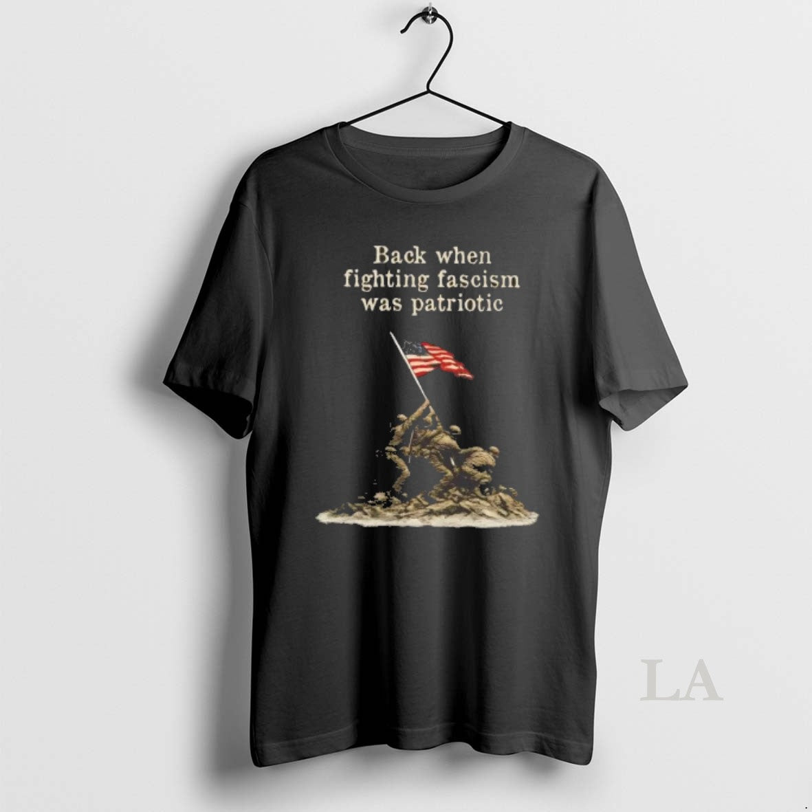 Original Raising The Flag On Iwo Jima Back When Fighting Fascism Was Patriotic