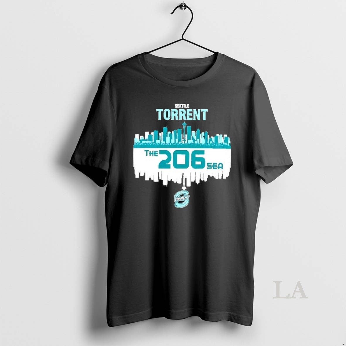 Original Seattle Torrent The 206 Sea Hockey City Skyline
