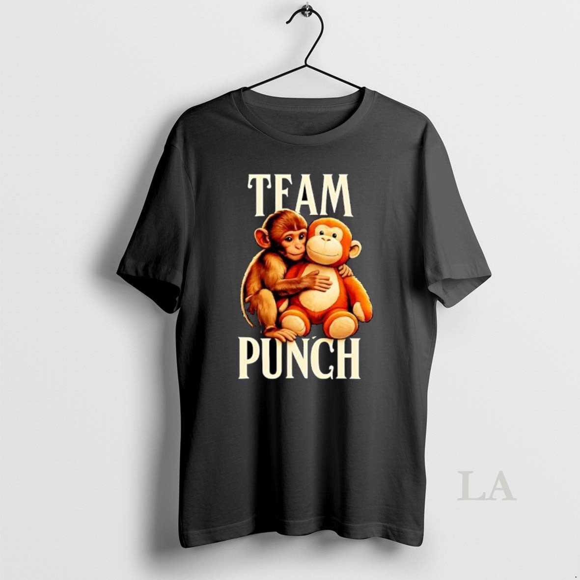 Original Team Punch Cute Monkey And Stuffed Orange Monkey Toy