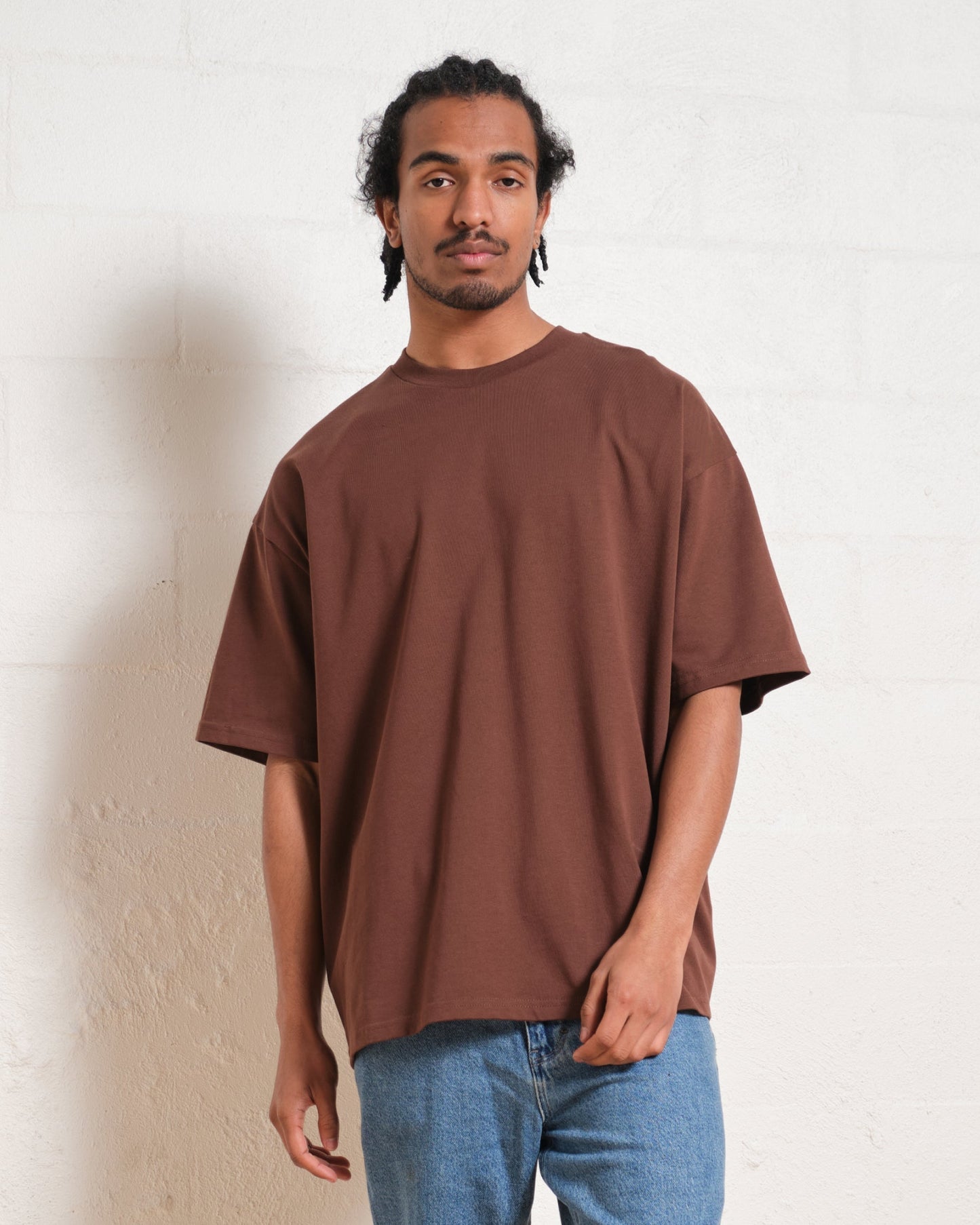 Oversized Tee 2 Pack: Natural, Brown