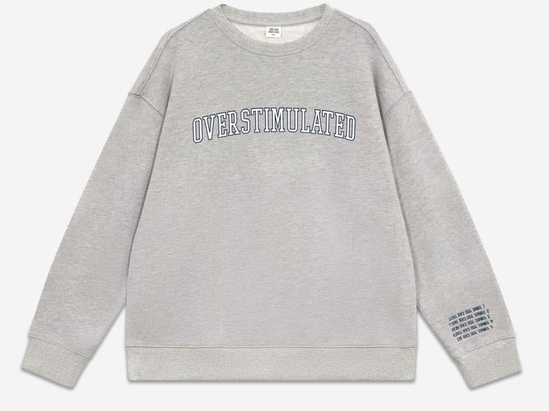 Overstimulated Crewneck Sweatshirt DRG, unisex hoodie