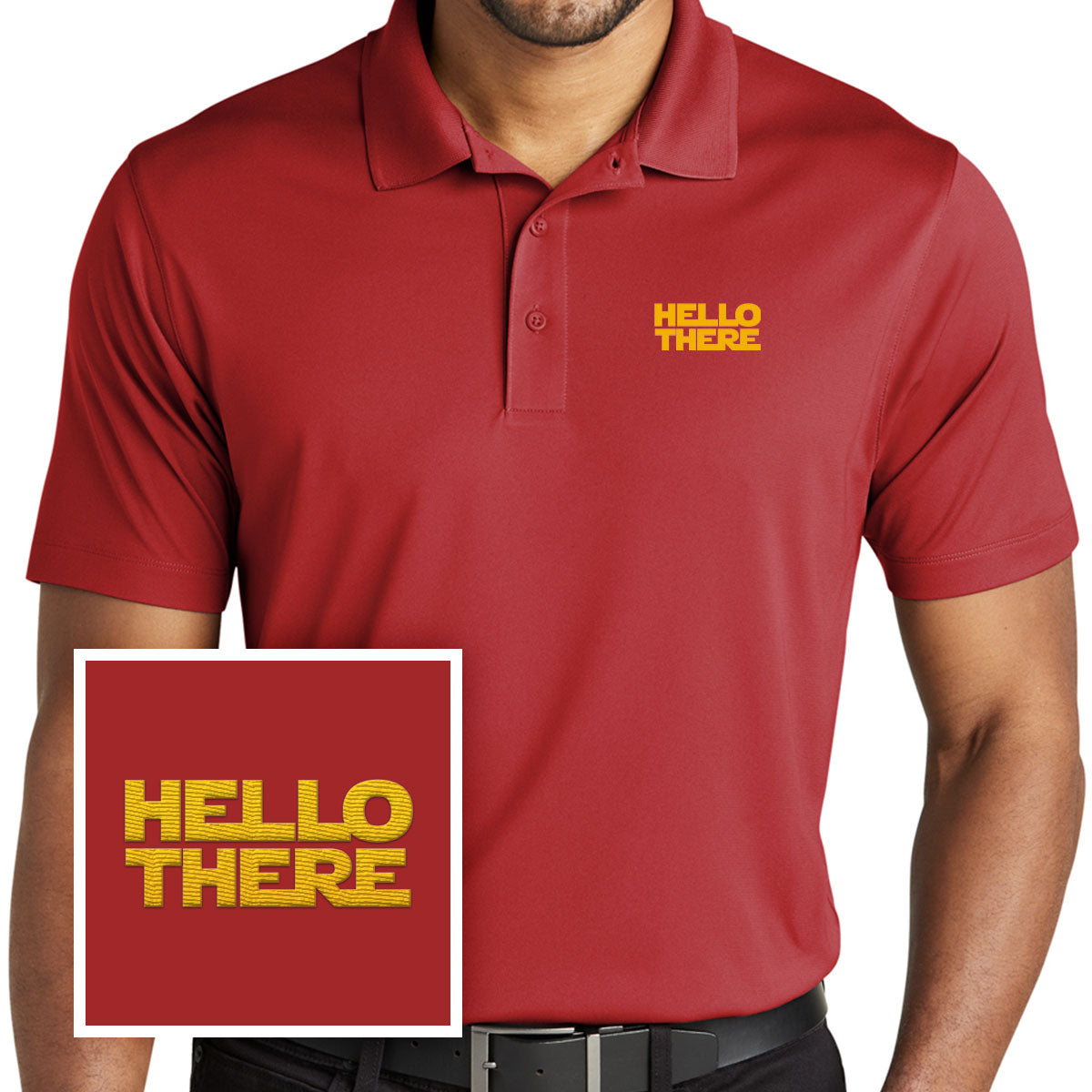 Hello There Polo Shirt