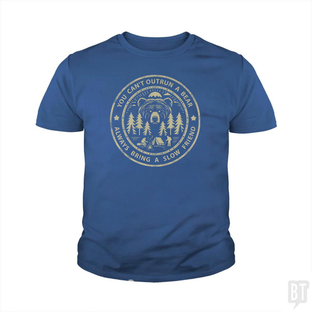 You Can't Outrun A Bear Kids Shirt