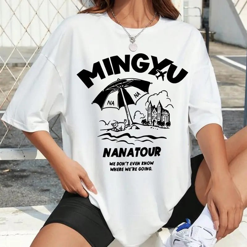 Seventeen Nana Tour T-shirt, NanaTour with Seventeen Shirt, Seventeen Right Here World Tour Shirt, Seventeen Members Shirt