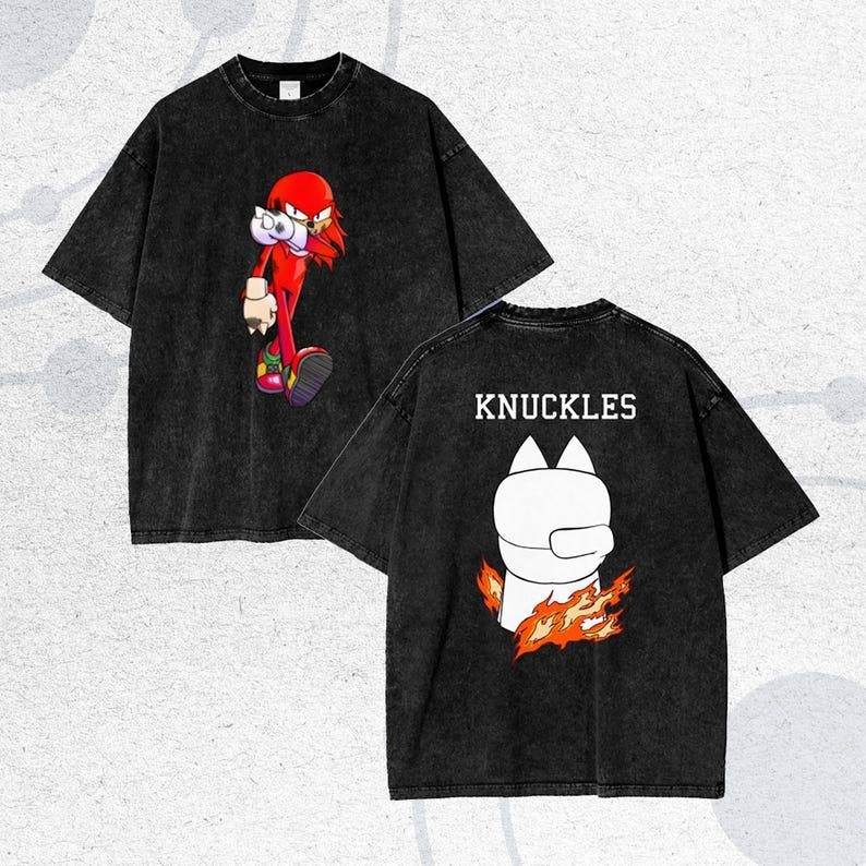 Shadow the Hedgehog Anime T-Shirt - Oversize Tee, The Hedgehog, Shadow the Hedgehog, Perfect Gift for Himstyle{n002}32