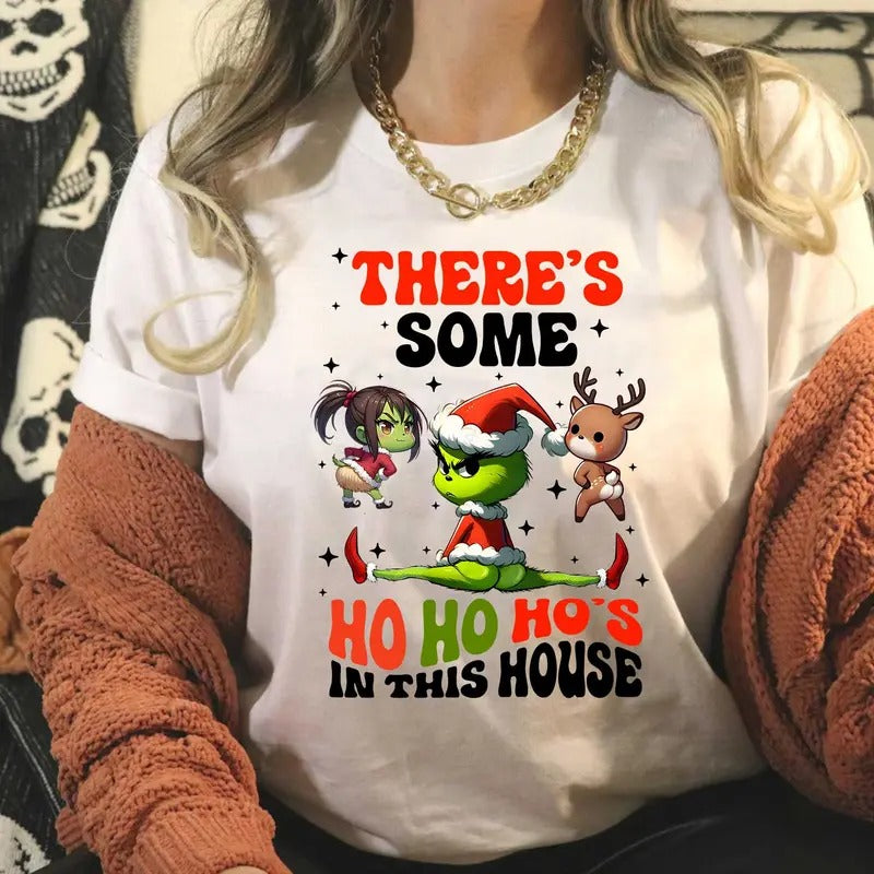 Some Horror in this house Shirt, Hallowen Shirt,  Cute Fall Shirt, Spooky Seasonstyle{n002}2