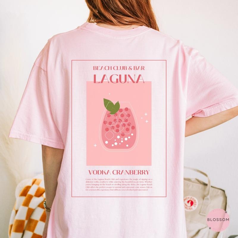 Vodka Cranberry Shirt/T-shirt/Hoodie/Sweater Cranberry Vodka Cranberry Shirt Vodka Shirt Driveway Drinking Shirt Cocktail Club Shirt Vodka Cran Bach Merch