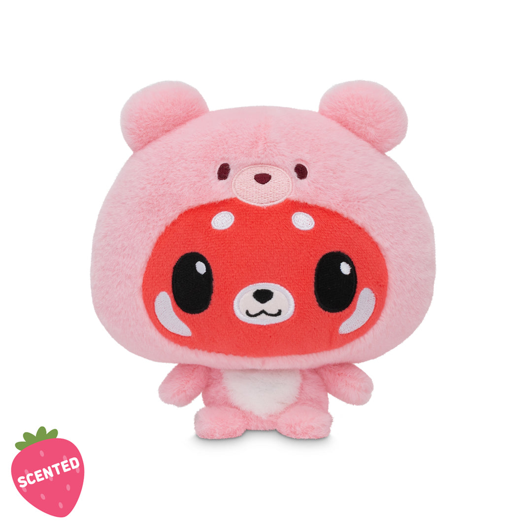 Cloudheads: 5" Strawberry Cake-Scented Red Panda (Cupcake)