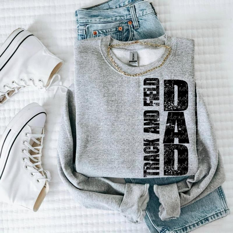 Track and Field Dad DTF Transfers - THIS IS NOT A SHIRT