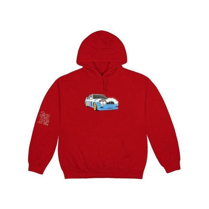 Travis Scott JACKBOYS Vehicle Hoodie Red