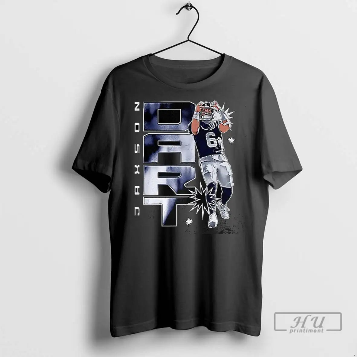 Trending Jaxson Dart New York Giants Football Vertical T Shirts