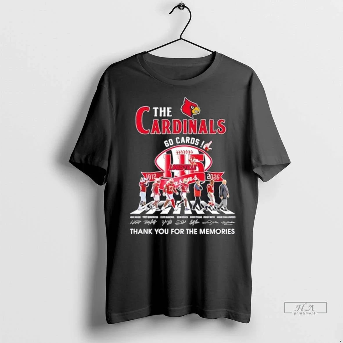 Trendy Louisville Cardinals Go Cards 115 Seasons Howard Schnellenberger And Legends Abbey Road Signatures