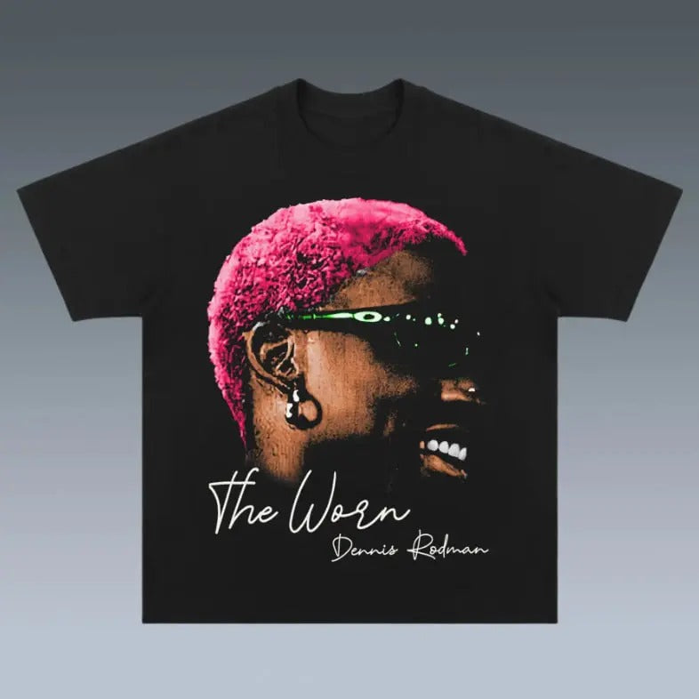 VINTAGE TEE, DENNIS RODMAN ,gift for fan,  Gift For Women Top Womenswear Underwear Tshirt