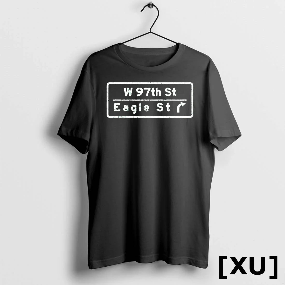 W 97th St Eagle St Road Signs Tshirts Sweater