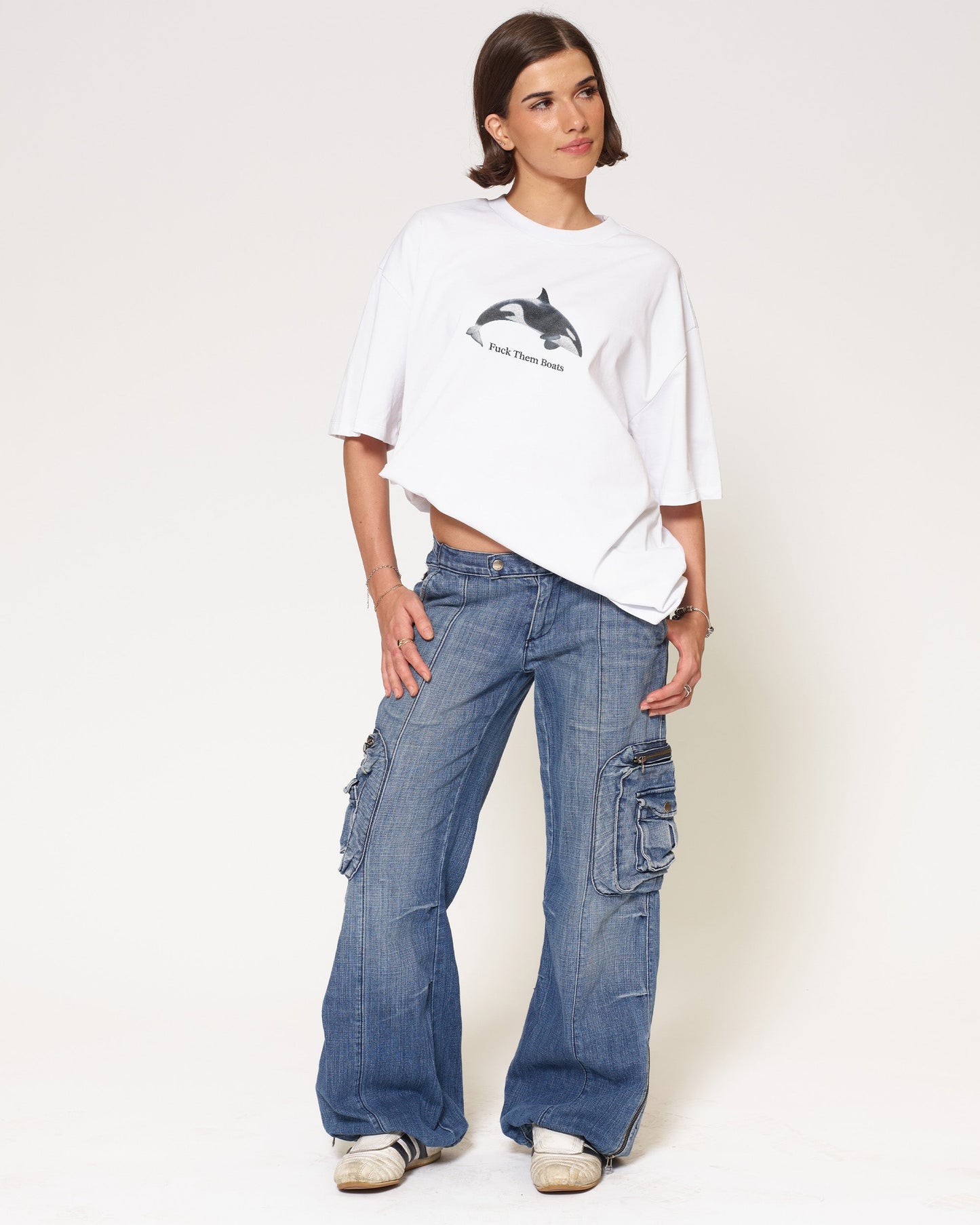 Fuck Them Boats Oversized Tee