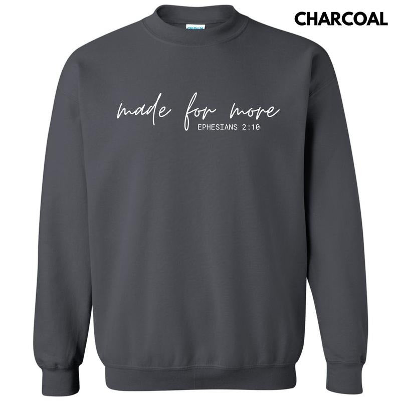 White Made For More Sweatshirt 'NLB'