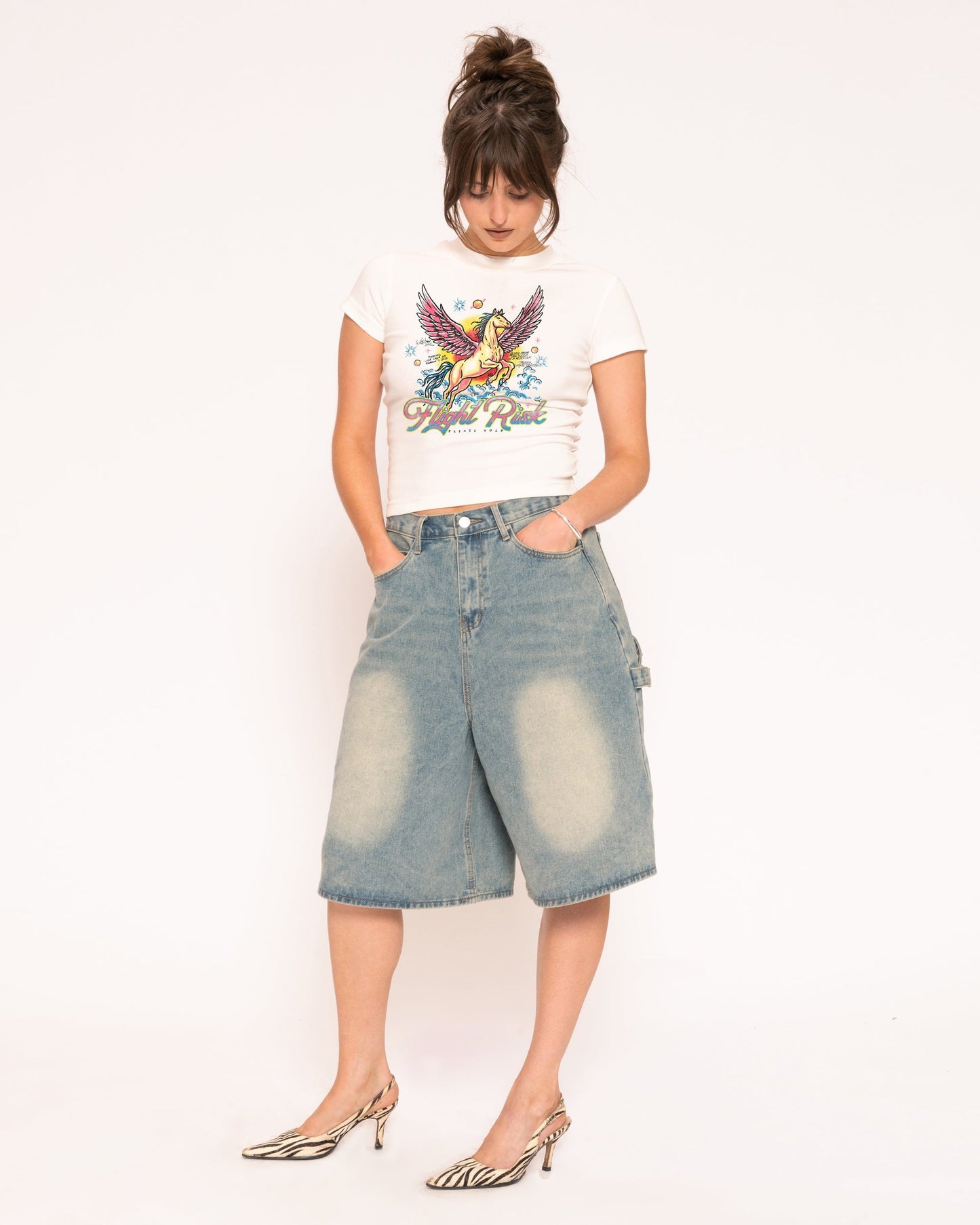 Flight Risk Longline Baby Tee