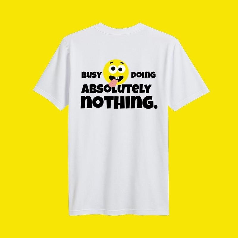 Xpre88ion Saturday White Tee - Casual Wear for Weekend Events