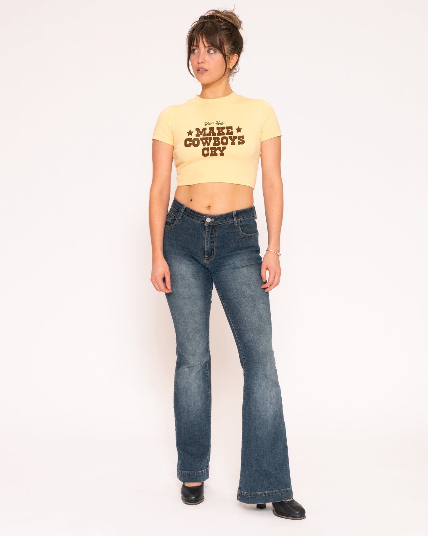 Make Cowboys Cry Baby Tee