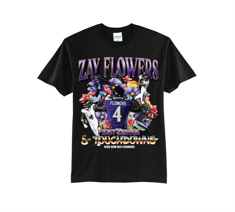 Zay Flowers Rapper Tee