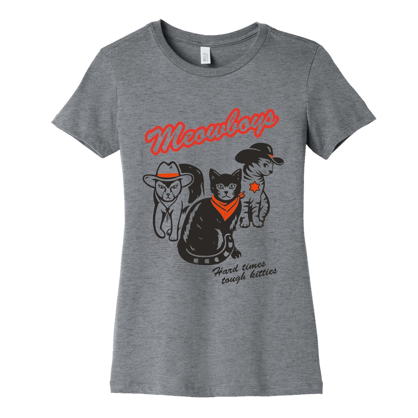 Meowboys Womens Cotton Tee