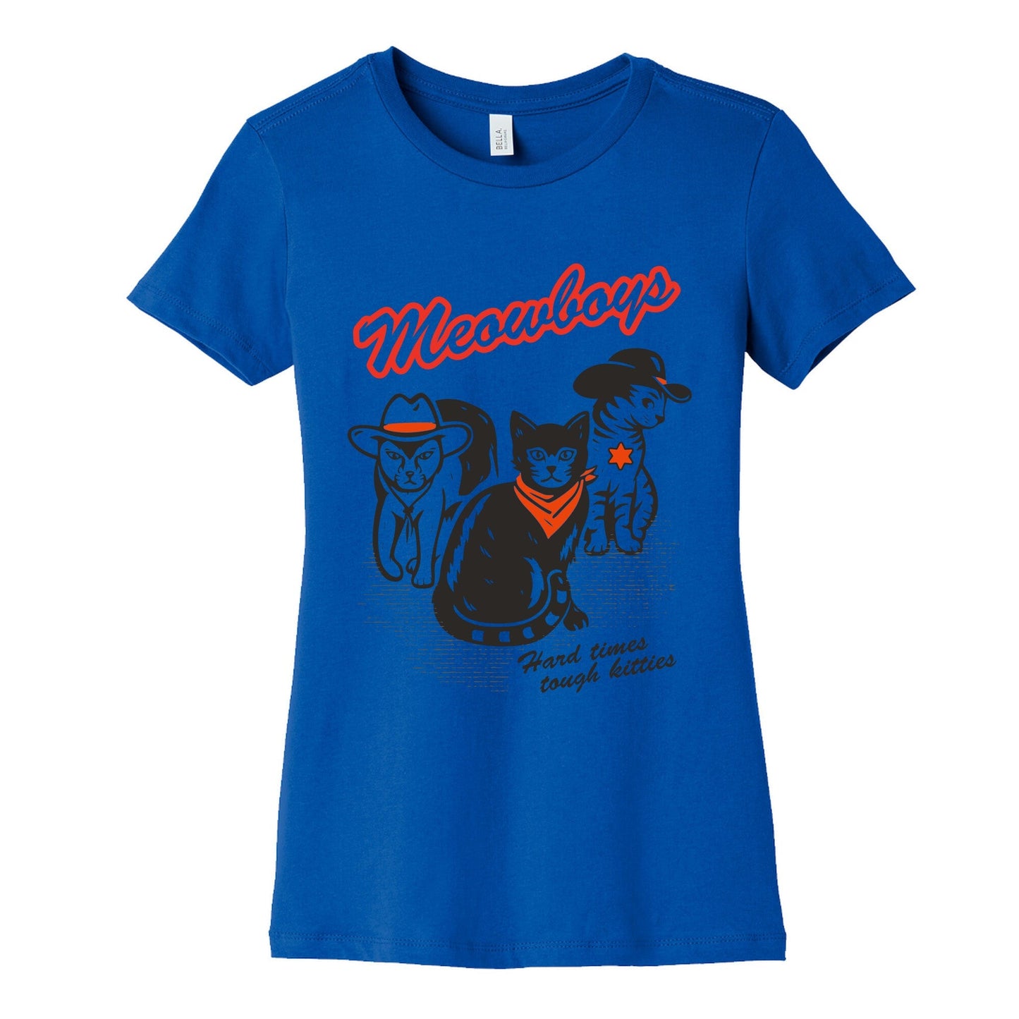 Meowboys Womens Cotton Tee