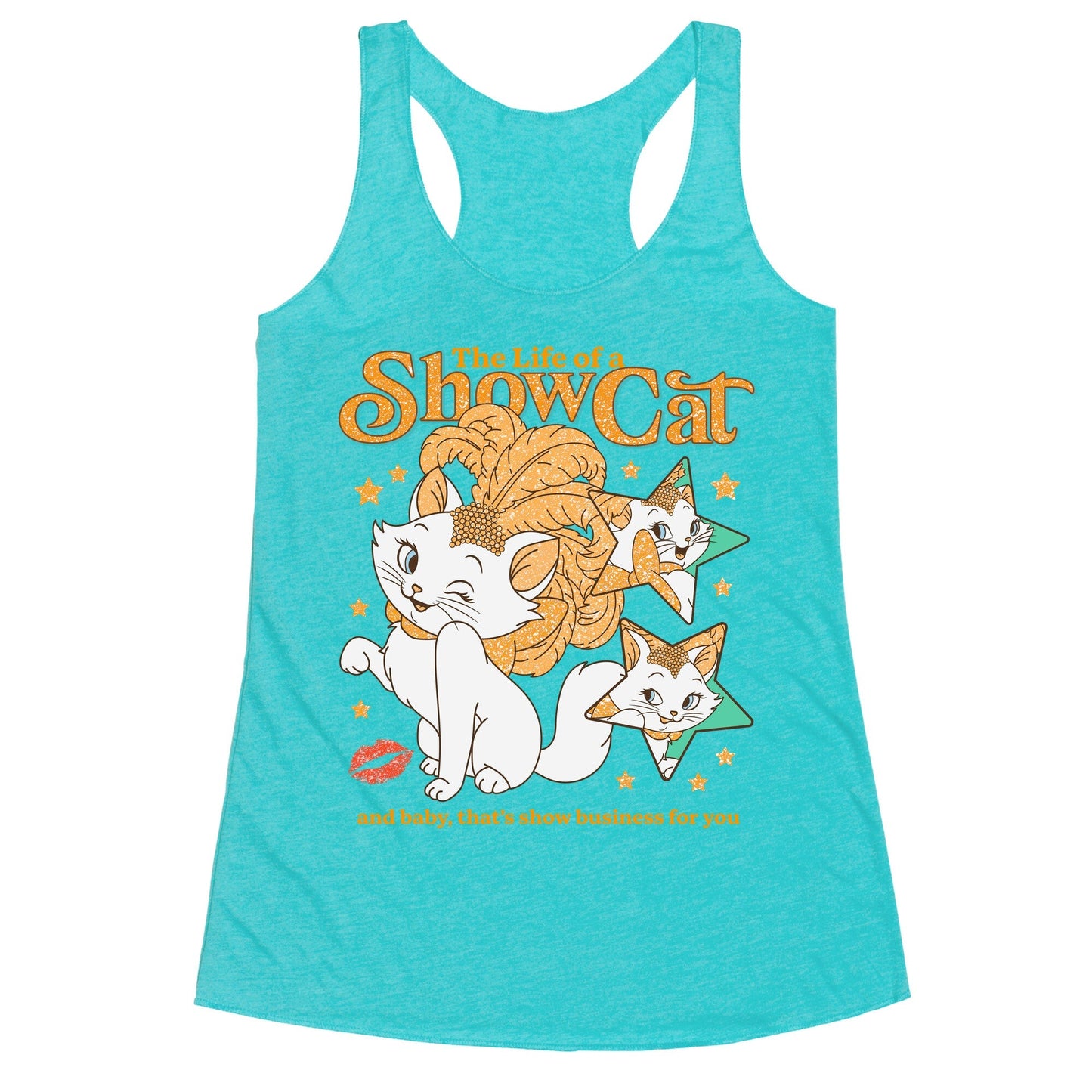 The Life of a Show Cat Racerback Tank