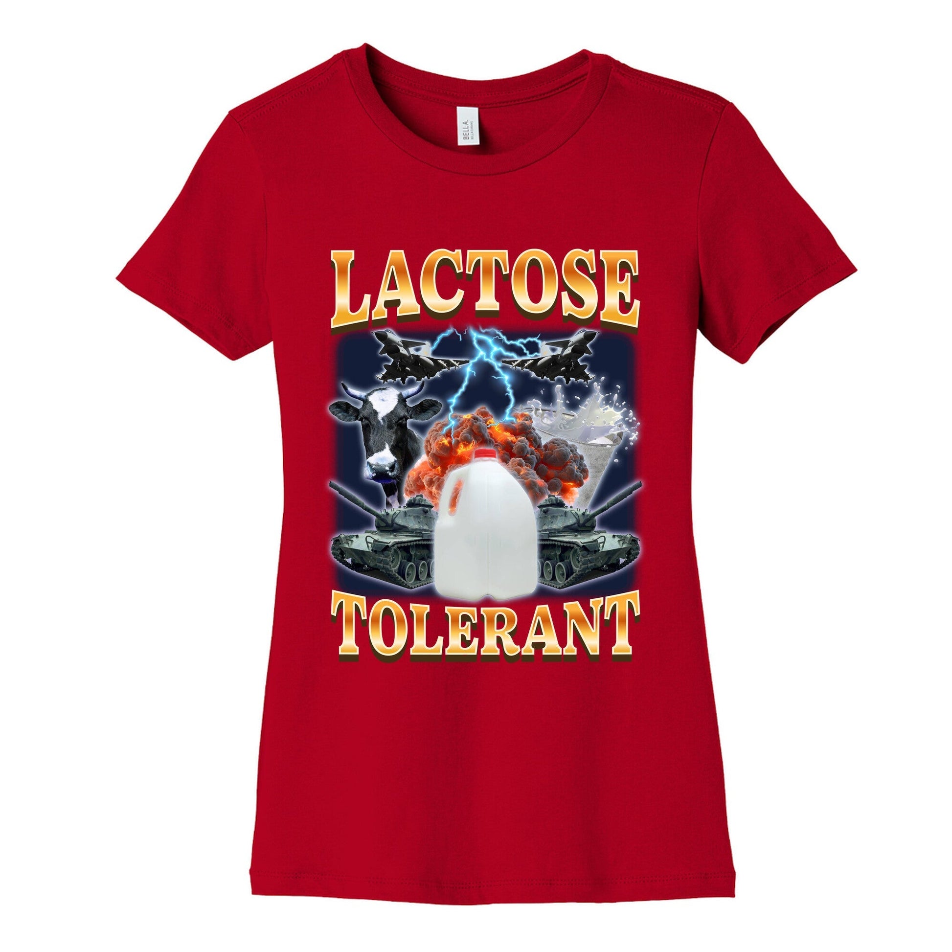 Lactose Tolerant Womens Cotton Tee