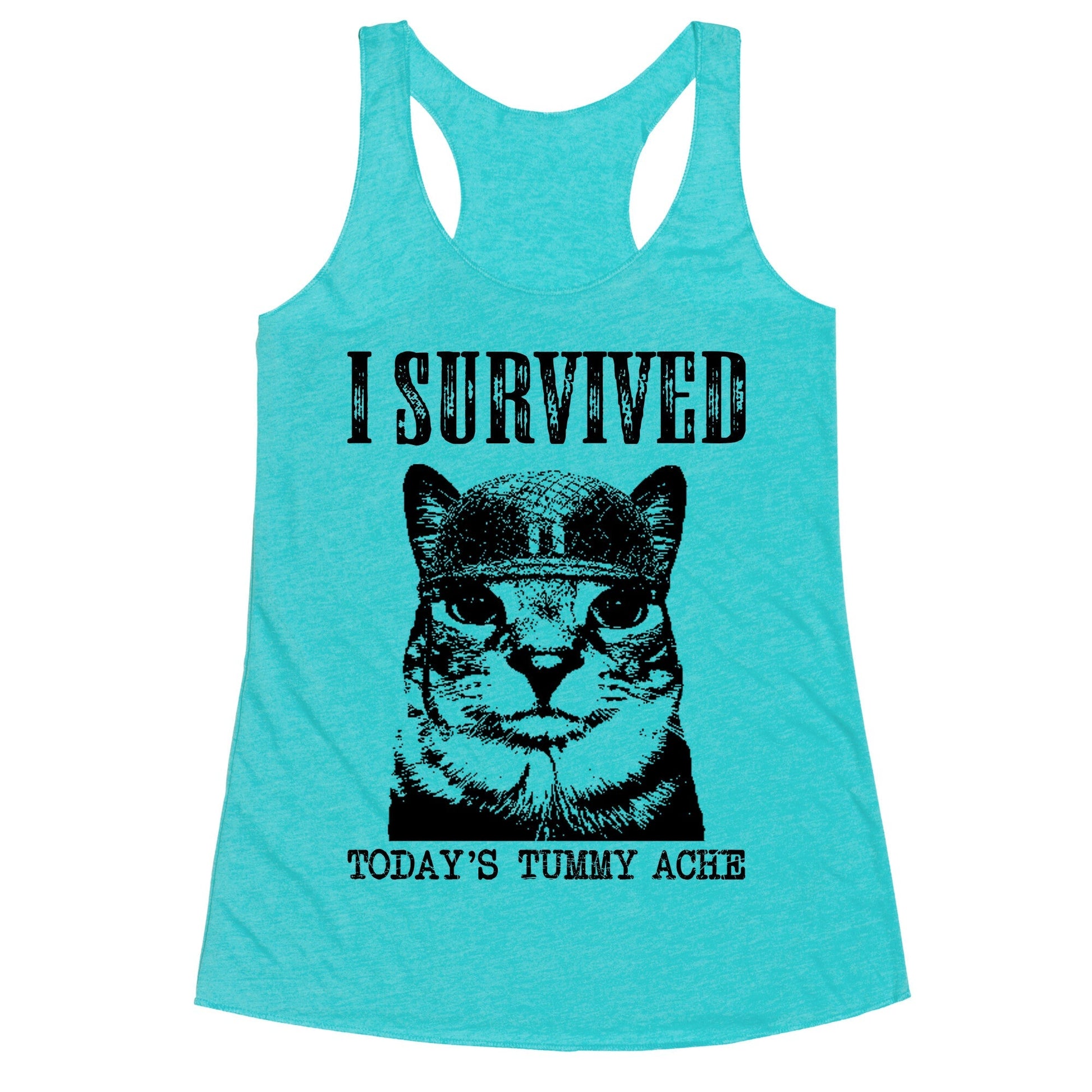 Tummy Ache Survivor Racerback Tank