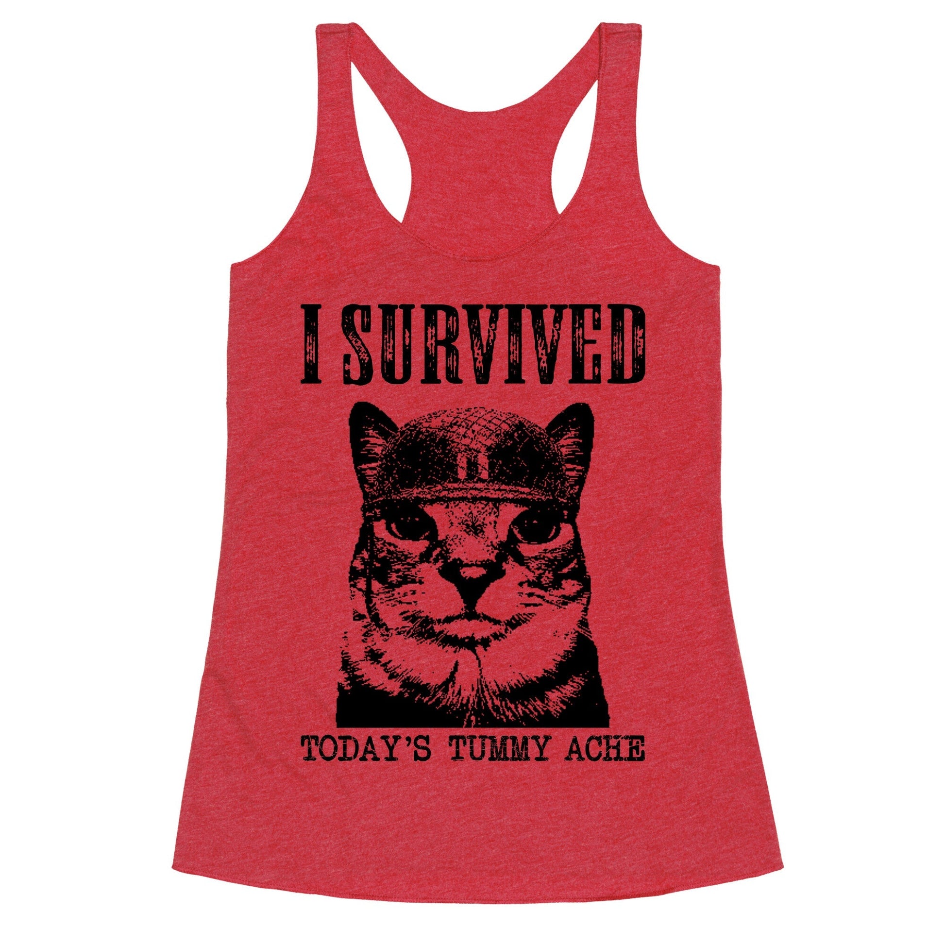 Tummy Ache Survivor Racerback Tank