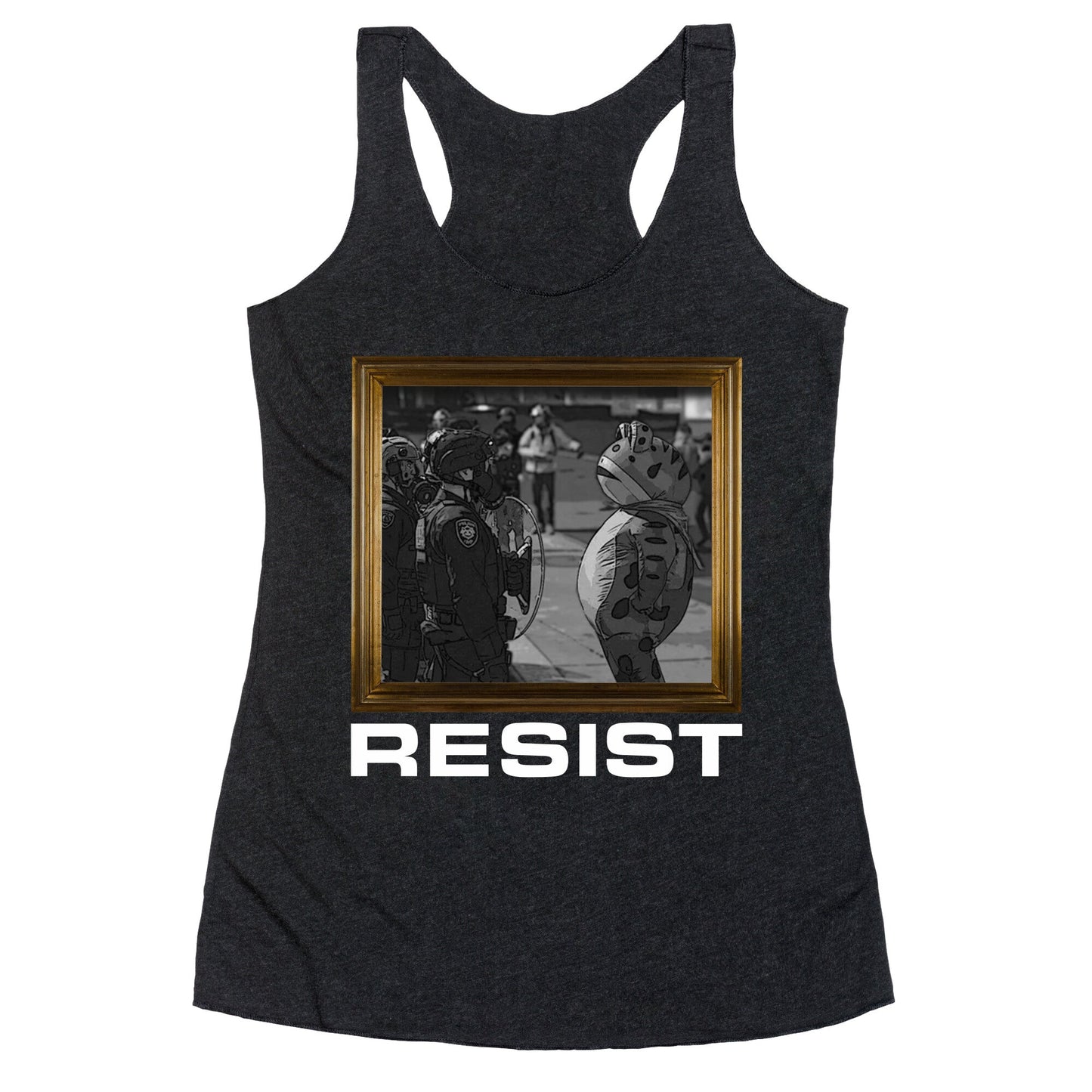 Portland Protest Frog Racerback Tank