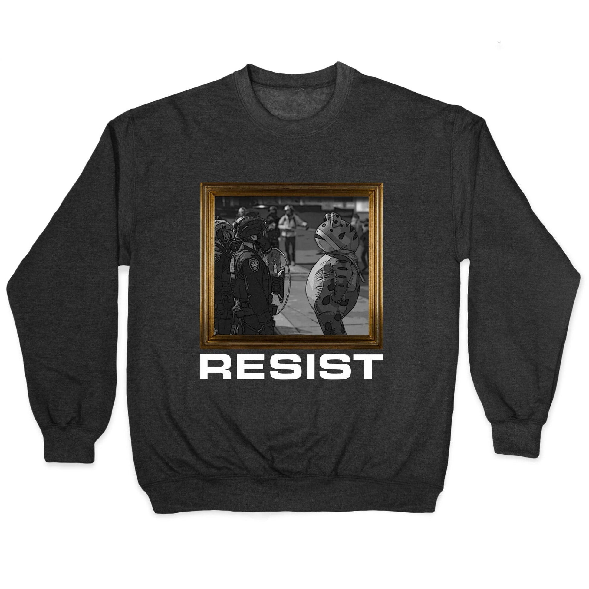 Portland Protest Frog Crewneck Sweatshirt