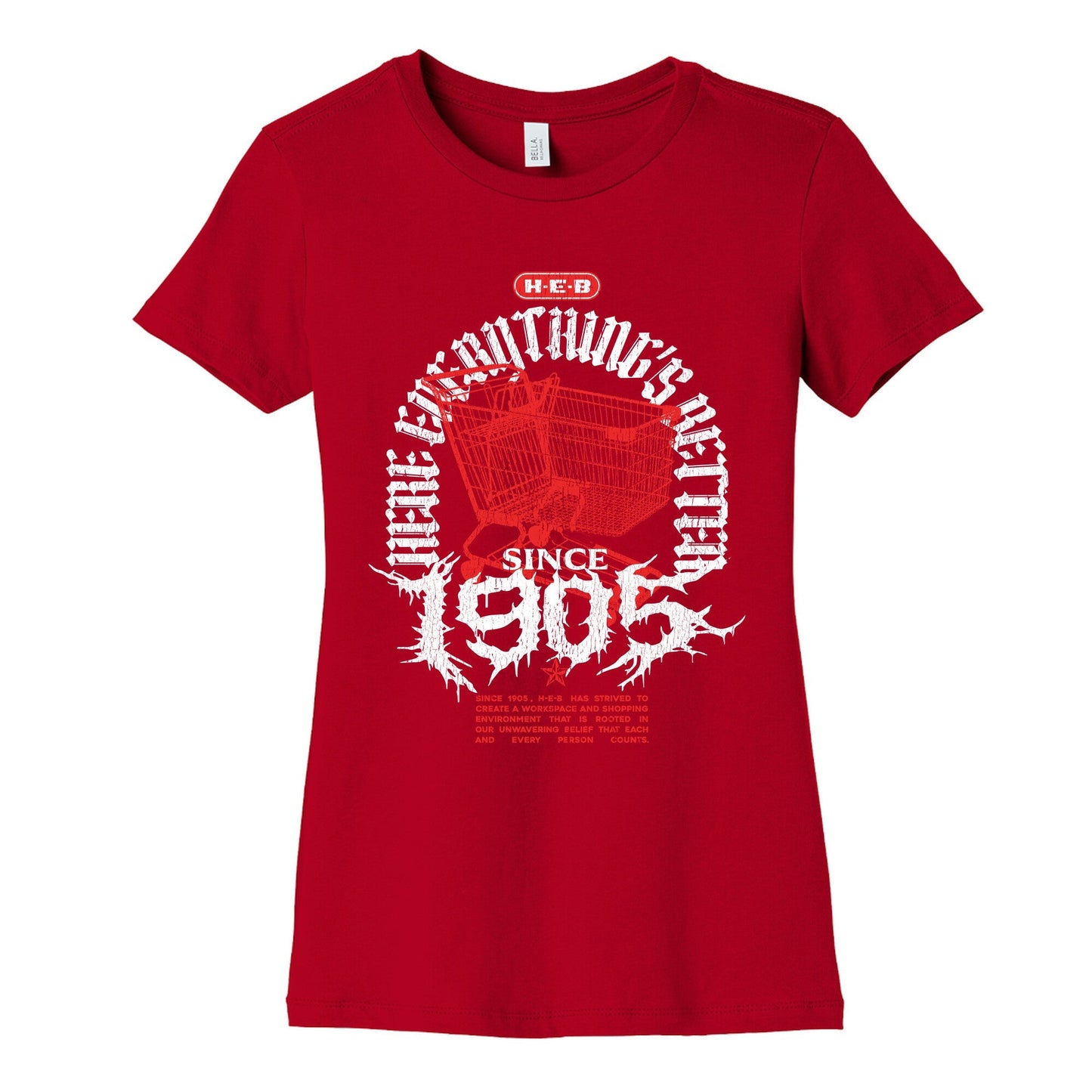 H-E-B Metal Shirt Womens Cotton Tee