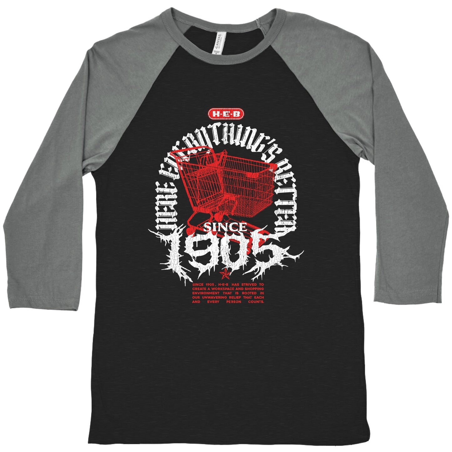 H-E-B Metal Shirt Baseball Tee