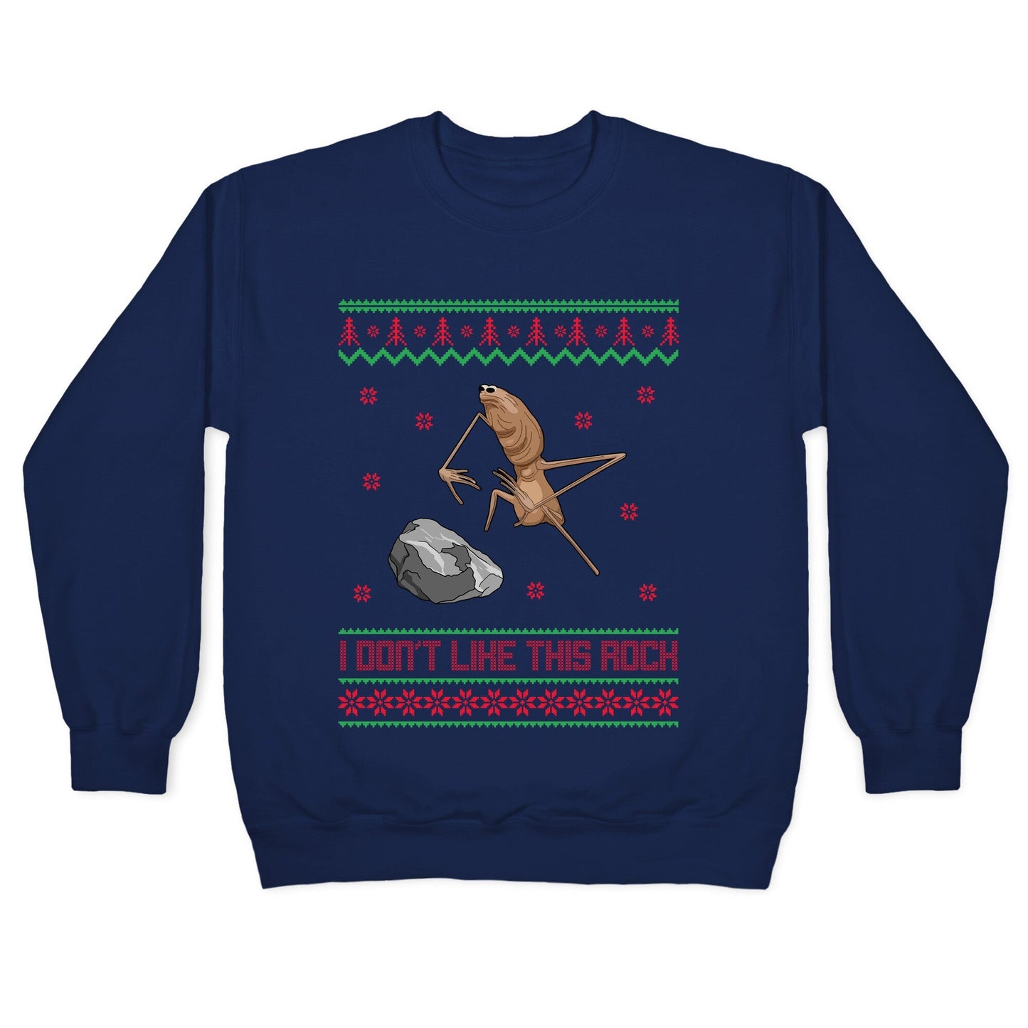 Marcus I Dont Like This Rock Crewneck Sweatshirt