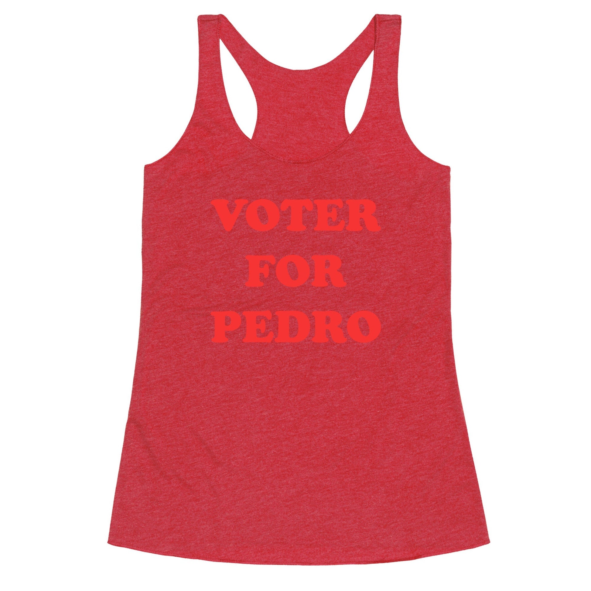 Vote for Pedro Racerback Tank