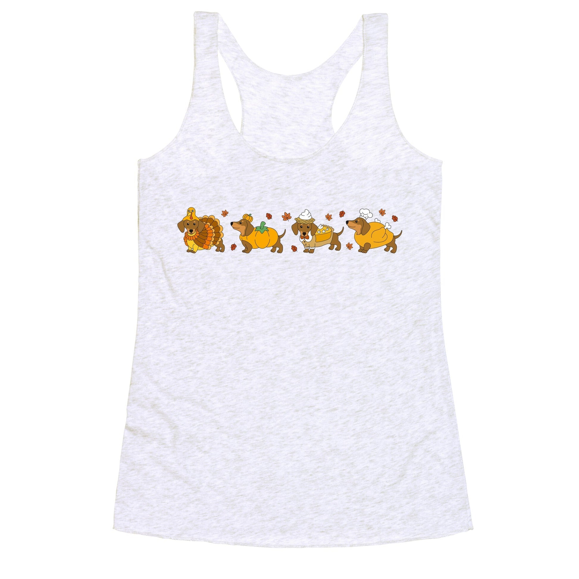 Turkey Dog Shirt Racerback Tank