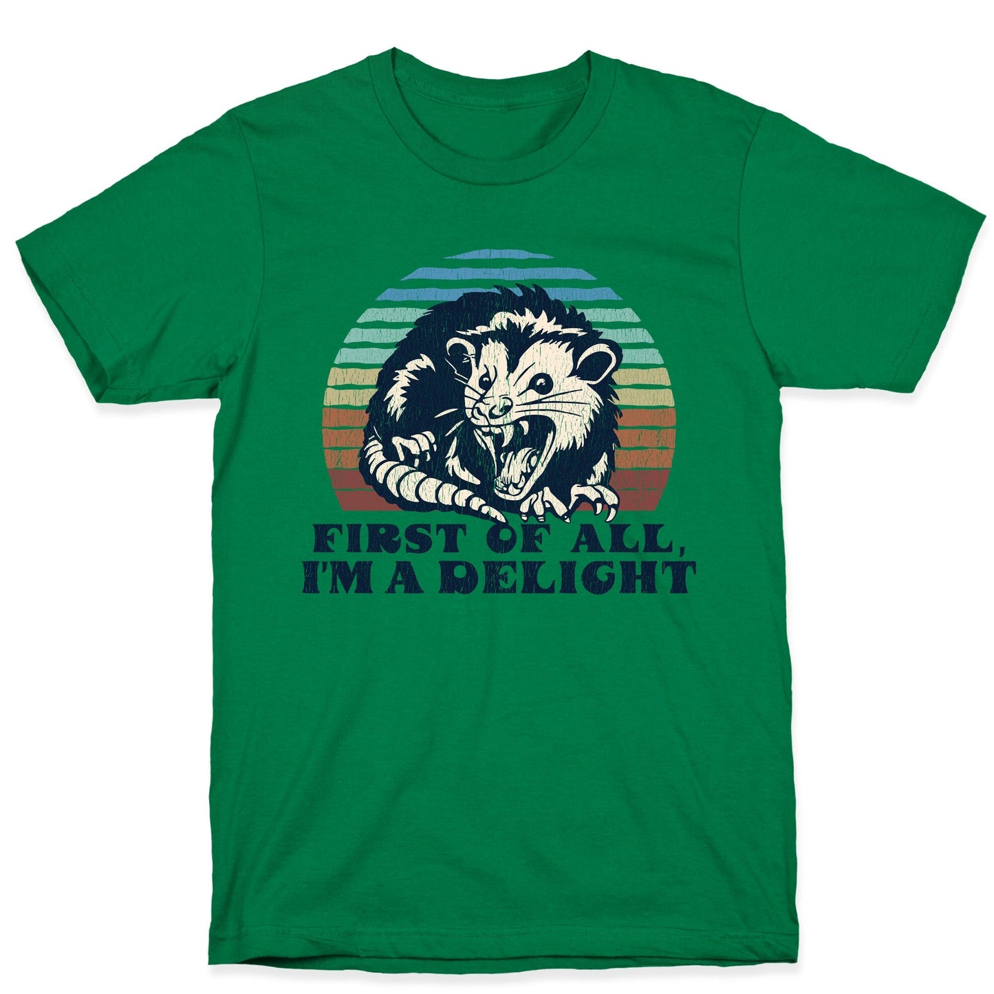 Delightful Unhinged Possum T-Shirt