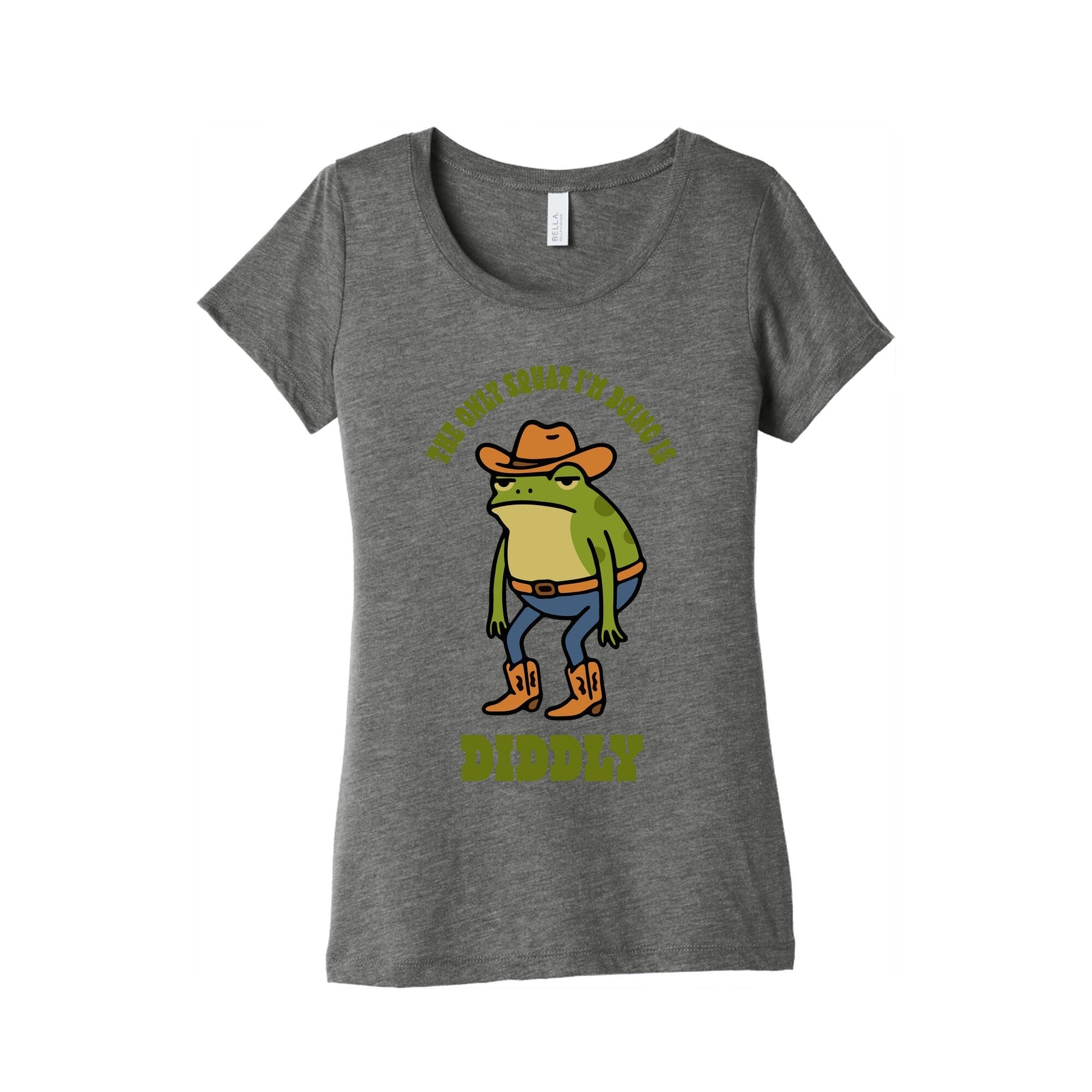 Diddly Squat Frog Womens Triblend Tee