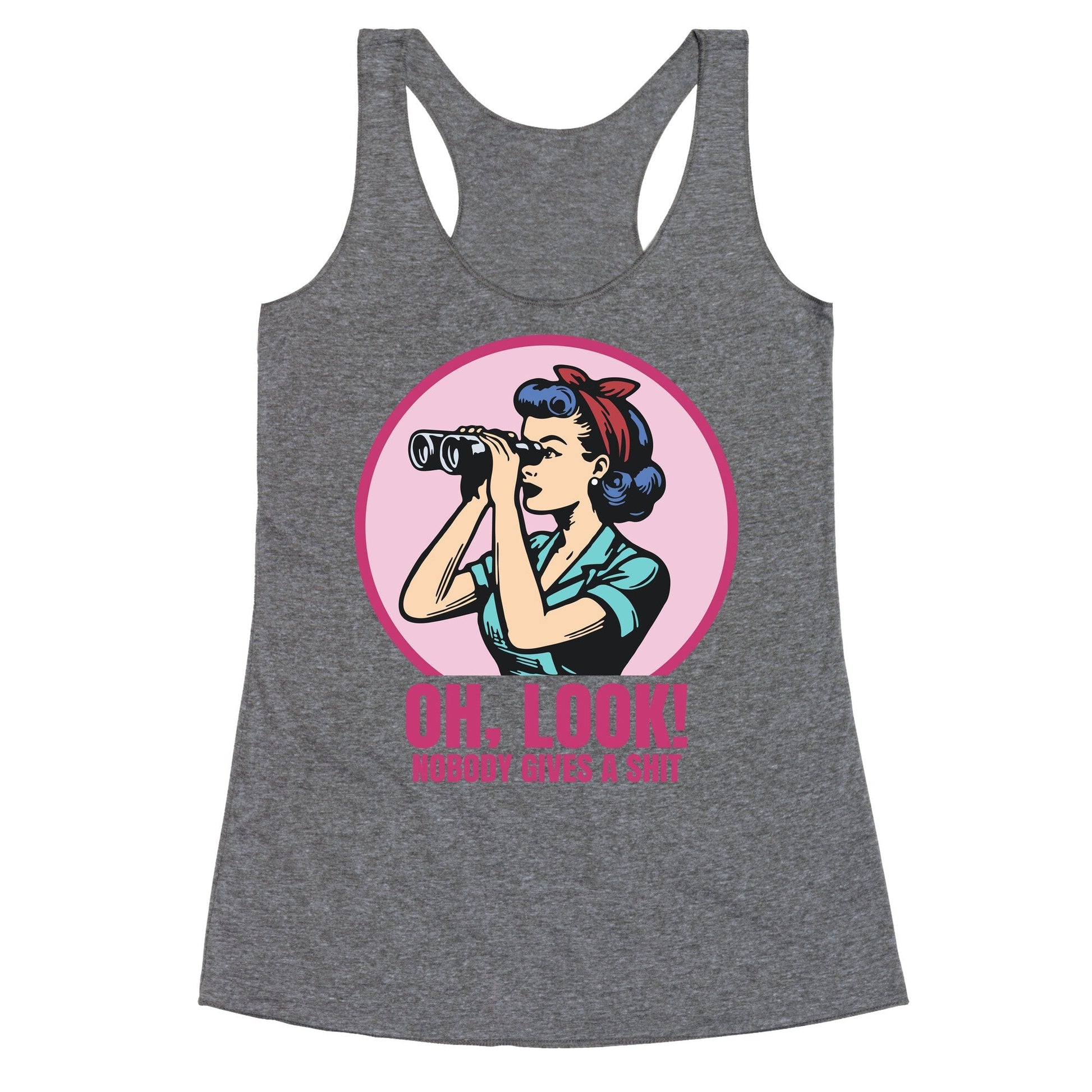 Nobody Gives A Shit Racerback Tank