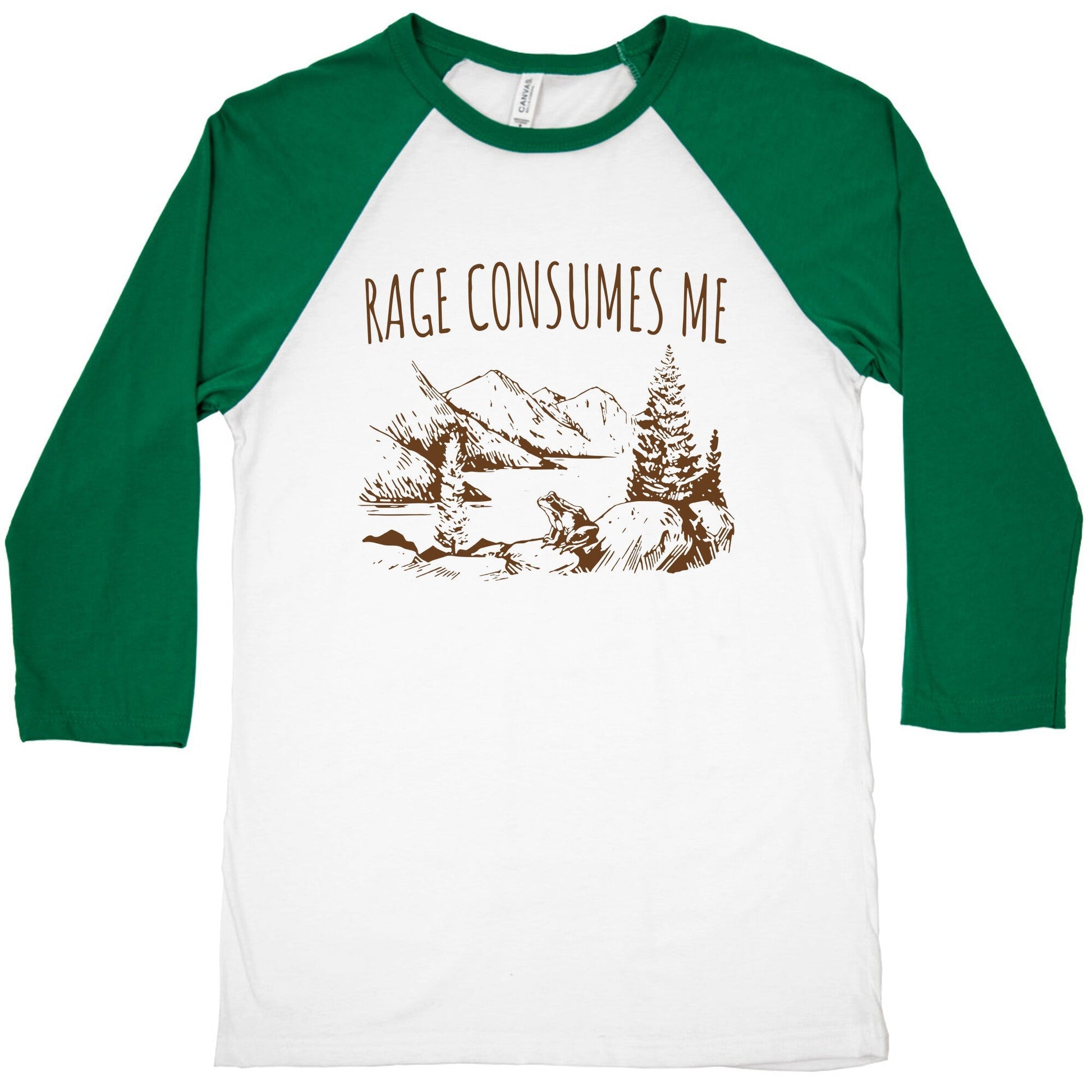 Rage Consumes Me Baseball Tee