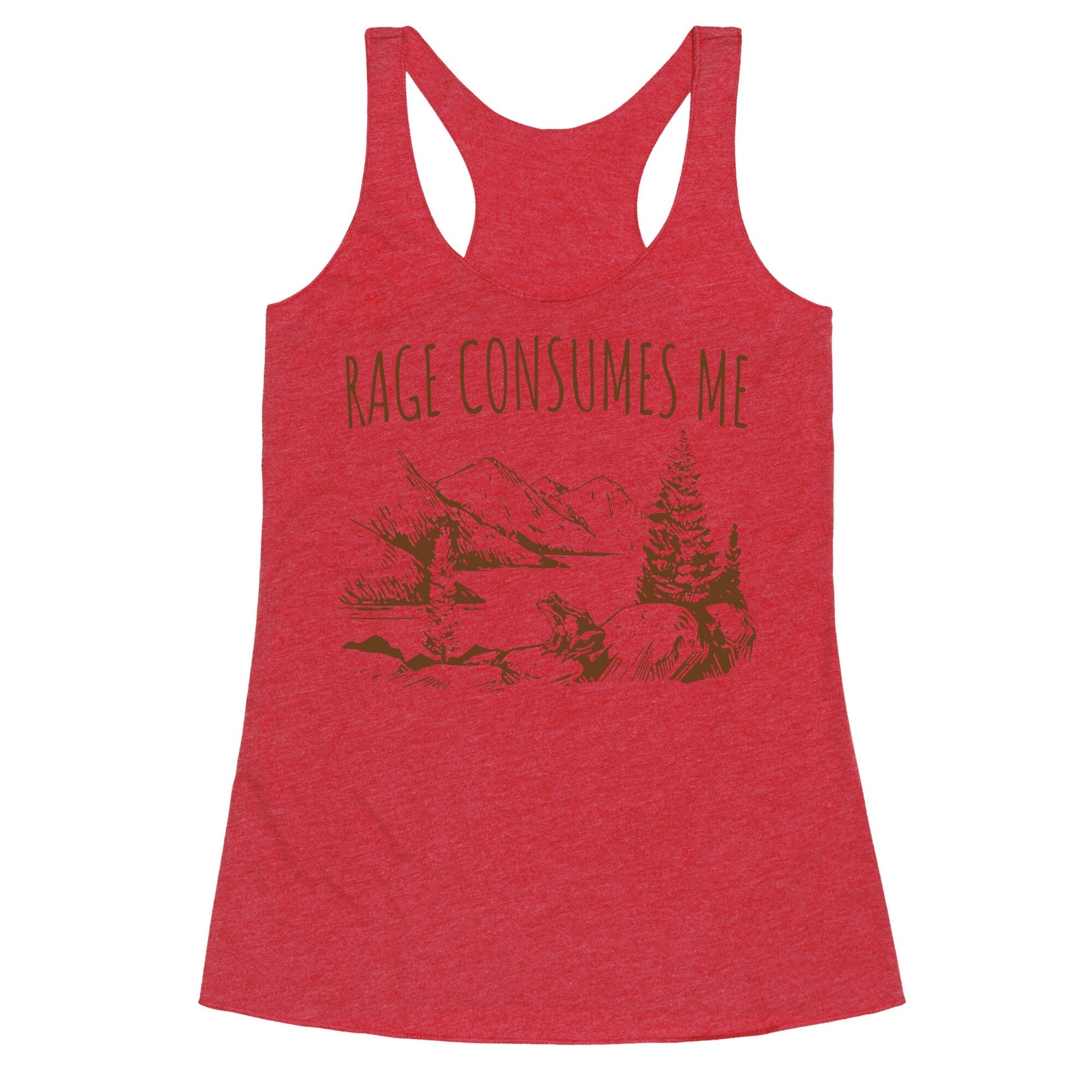 Rage Consumes Me Racerback Tank