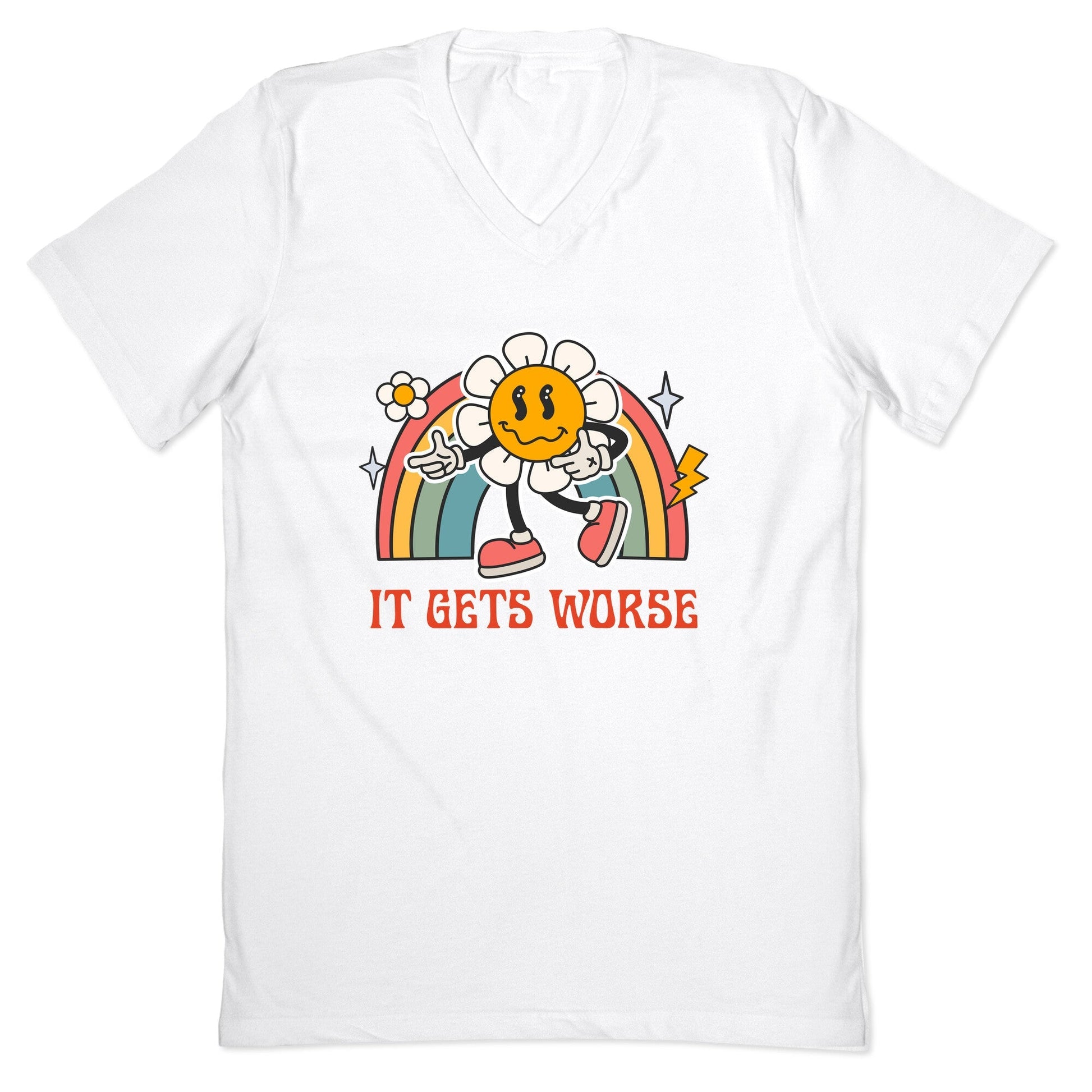 It Gets Worse V-Neck